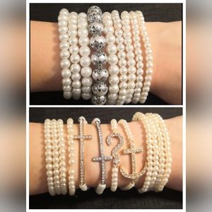 Pearl Bracelet Stacks